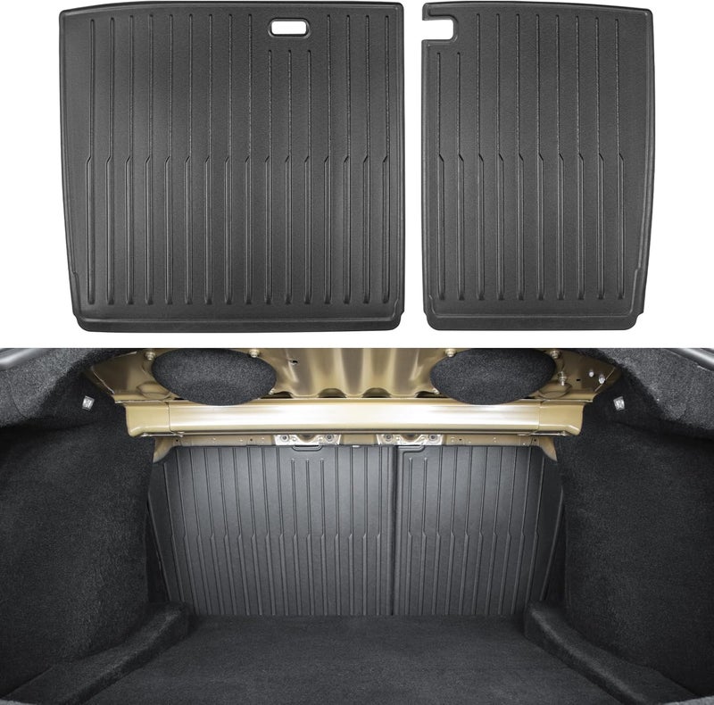KUNIST for 2025 Tesla Model 3 Rear Back Seat Protector [Durable Upgraded TPE] Second Row Seats Back Cover,Waterproof Backrest Mats fit for 2024-2025 Tesla Model 3 5-Seater Accessories(2PCS) - Image 1